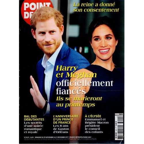 Point De Vue N°3619 29 Nov 2017 Harry Et Meghan Officiellement Fiances