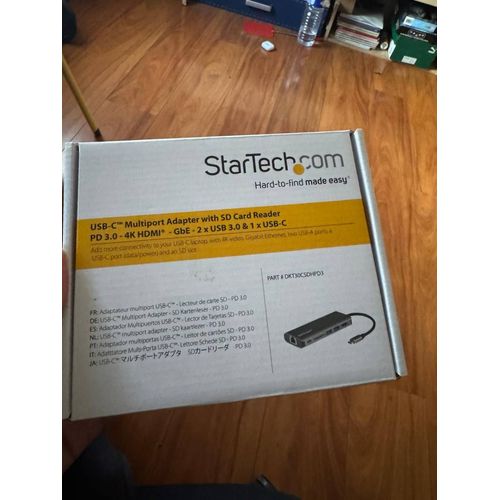 USB type c multiport adapter avec sd card reader