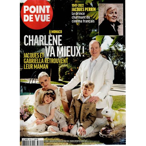 Point De Vue N°3845 27 Avril 2022 Charlene Va Mieux