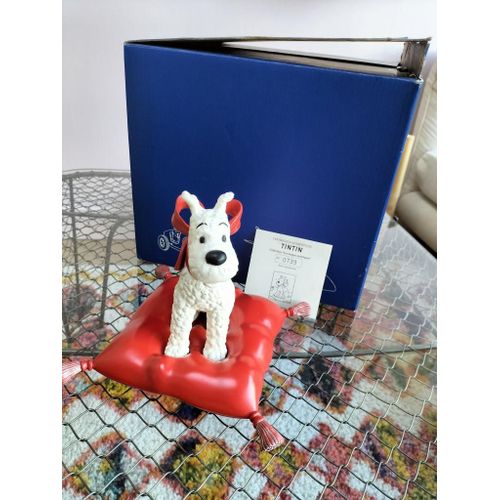 Milou Coussin Rouge Collection "Les Images Mythiques"