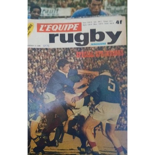 L'Équipe Rugby N°30 23/6/1971 Special Springboks