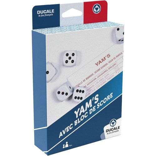 La Ducale - Jeu De Yam¿S - 5 Dés Et Bloc De Score Yam¿S - Jeu De Voyage Traditionnel, Aléatoire