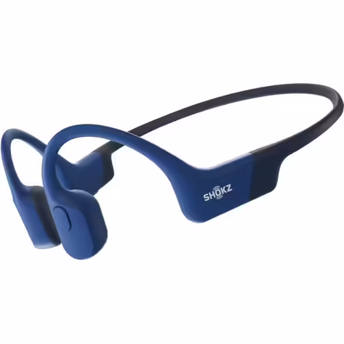 SHOKZ OpenRun USB-C - Casque sport sans fil à conduction osseuse - Bleu