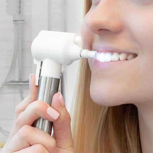 Blanchiment Des Dents - Blanchisseur Et Polisseur Dentaire Sans Fil Avec Led Et 9 Embouts De Polissage - Contre Les Dents Jaune - Retrouvez Le Sourire. Straße Tech ® 