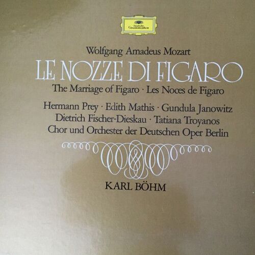 Wolfgang Amadeus Mozart - Hermann Prey, Edith Mathis, Gundula Janowitz, Dietrich Fischer-Dieskau, Tatiana Troyanos, Chor Und Orchester Der Deutschen Oper Berlin, Karl Böhm – "Le Nozze Di Figaro"