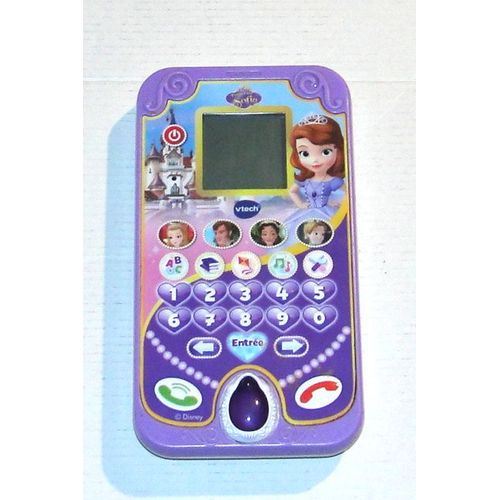 Smartphone téléphone éducatif magique princesse sofia parle en français Vtech