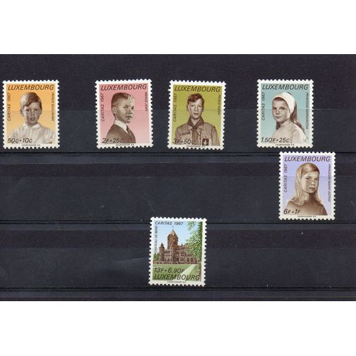Luxembourg Timbres Enfants 1967