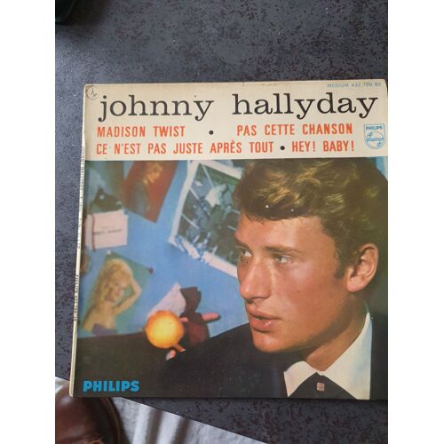 Disque Johnny Hallyday 45 Tours Philips 432.799 Be.