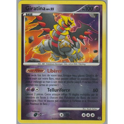 Carte Pokémon - Giratina - 9/127 - Holo-Reverse - Platine