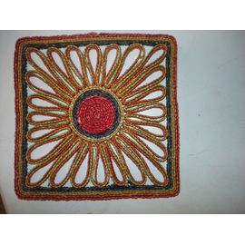 Dessous De Plat En Raphia Tressé