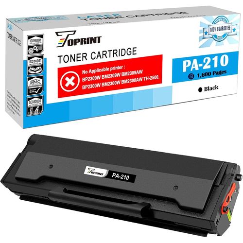 PA210 PA-210 PA 210 Cartouche de Toner Compatible 1600 Pages Noir pour P2500 P2502 P2502W P2508W M6600N M6600W M6600NW M6602 M6602NW M6608 M6608NW M6550N M6550W M6500N M6500W M6500NW Impriman.[Y932]