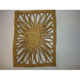 Dessous De Plat Paille Tressé