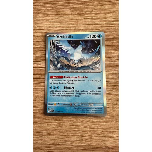 Carte Pokémon - Artikodin - 144/165 - Holo - 151 - Fr