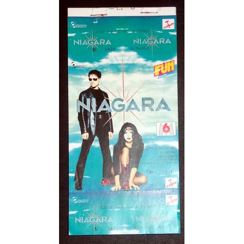 Niagara Carnet De 50 Ticket Non Utilisés Paris 25 Mars 1993