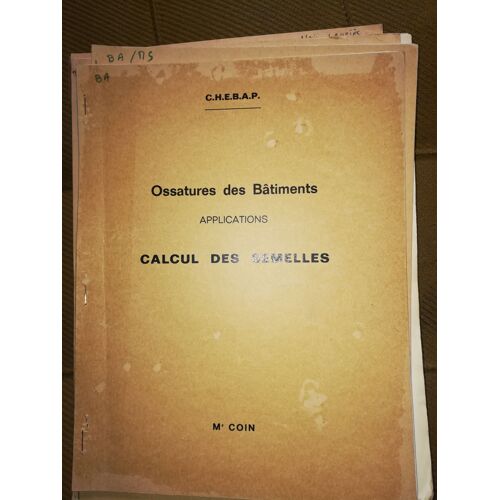 Chebap Calcul Des Semelles