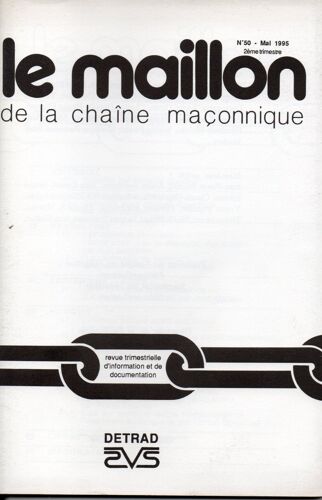 Le Maillon De La Chaîne Maçonnique N° 50