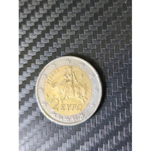 Pièces 2 Euros Extra Rare Grèce Année 2002