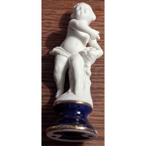 Figurine Chérubin / Enfant en Biscuit