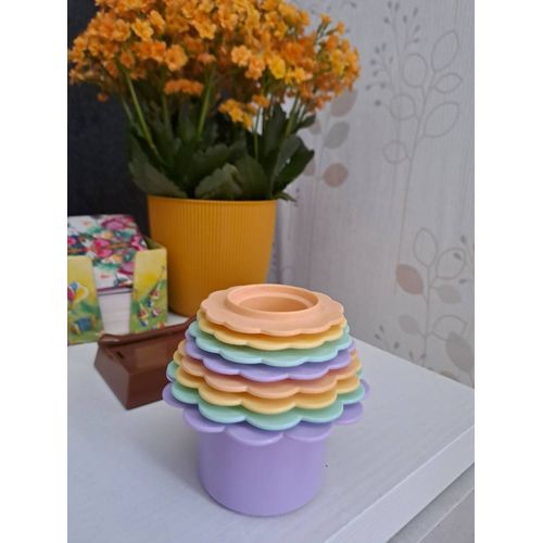Fleurs à empiler (jeu d'emboîtement)