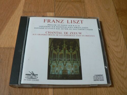 Franz Liszt 1811-1886 : 3 Grandes Oeuvres Pour Orgue Prélude Et Fugue Sur B.A.C.H Fantasia & Fugue Ad Nos Undam Par Chantal De Zeeuw Aux Grandes Orgues De La Cathédrale Saint-Sauveur D'aix En Provence