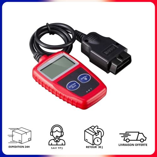Lecteur Default Obd2 Diagnostic Automobile Valise Auto Universelle Multimarque