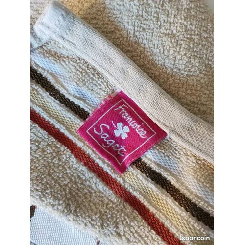 Serviette De Toilette " F.Saget" ;