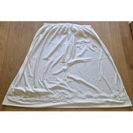 Jupon En Dentelle - Taille 50 - Blanche-Porte