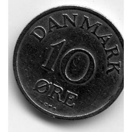 Danemark 10 Ore 1957