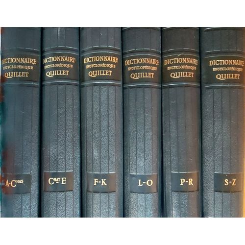 Dictionnaire Encyclopédique Aristide Quillet En 6 Volumes - Édition 1934