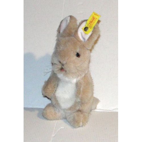 peluche lapin steiff doudou 19 cm