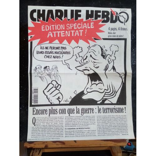 Charlie Hebdo Hors Série, Vendredi 28 Juillet 1995