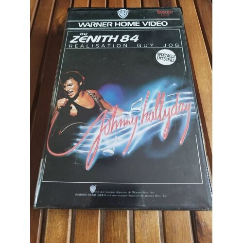 K7 Vhs Johnny Hallyday Zenith 84