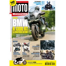 Moto Magazine N°421 Juill/Aout 2025 /Bmw 1300rt/ Yam Tracer 9 Gt/Aprilia Tuono 457/ Kove 800x/ Ducati Xdiavel V4/Duel M1000r - S1000 R/ Qj Motor Srt 600 Sx - Srt 700 Sx/Brough Superior/Test Vestes Été