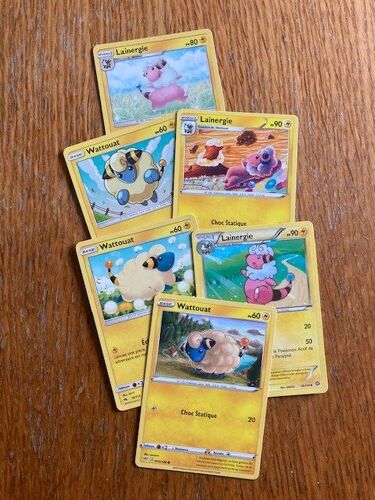 (1757) 3x Lainergie + 3x Wattouat (Pokemon)
