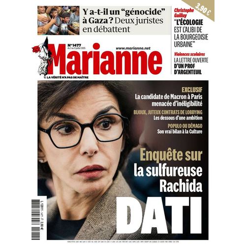 Marianne N°1477 : Enquête Sur La Sulfureuse Rachida Dati