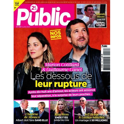 Public N°1147 : Marion Cotillard Et Guillaume Canet, Le Dessous De Leur Rupture