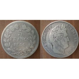 France 5 Francs 1836 A Atelier Paris Argent Piece Frcs Frs Frc
