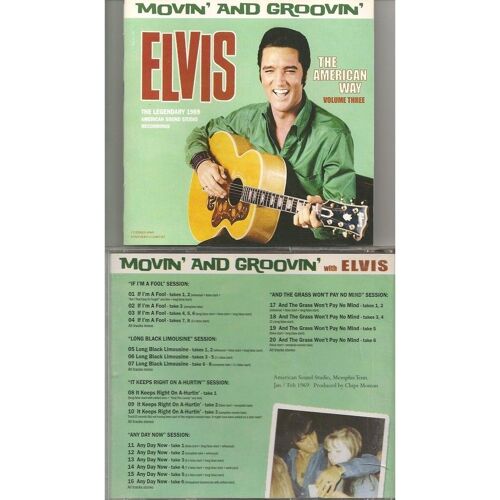Elvis Presley The American Way Vol.3 Cd 31 Outtakes 1969 !
