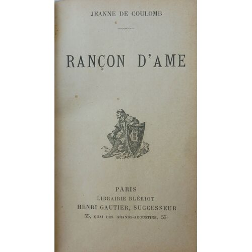 Jeanne De Coulomb Rançon D'ame