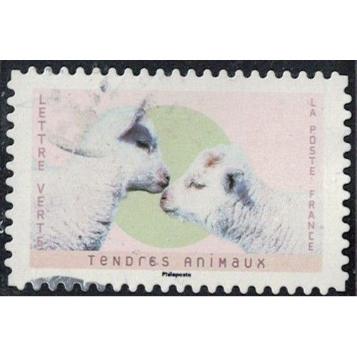 France 2023 Oblitéré Used Tendres Animaux Moutons Y&T Fr 2242 Su