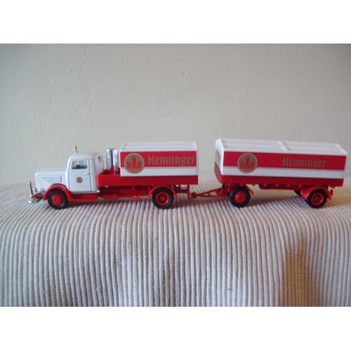 Camion Nostalgie Biere Henninger Ho 1/87-Grell