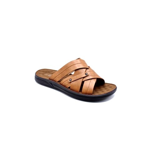 Sandale Homme Couleur Camel-Confort Estival
