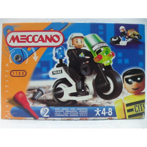 Meccano City Moto De Police