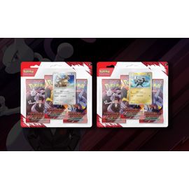 Lot De 2 Tripack De 3 Boosters Ev10 Rivalités Destinées : Kangourex & Zéblitz