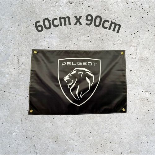 Banderole drapeau Peugeot 
