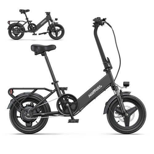 Vélo Électrique Hillmiles Mile 1 - Moteur 250w Batterie 36v10.4ah Pneus De 14 Pouces Frein À Disque Mécanique - Noir