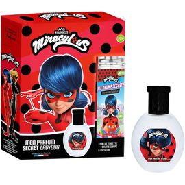 Sansh-Miraculous Ladybug Coffret Parfum Enfant Fille Eau De Toilette 30ml + 1 Brume Parfumée 100ml Senteur Fruitée-Florale Fabriqué En France 