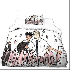 Housse De Couette Dessin Anime Tv Heartstopper Taie D'oreiller Ensemble De Literie Adulte Garcon S Filles Chambre Decoration Enfants Cadeau Simple Double Taille