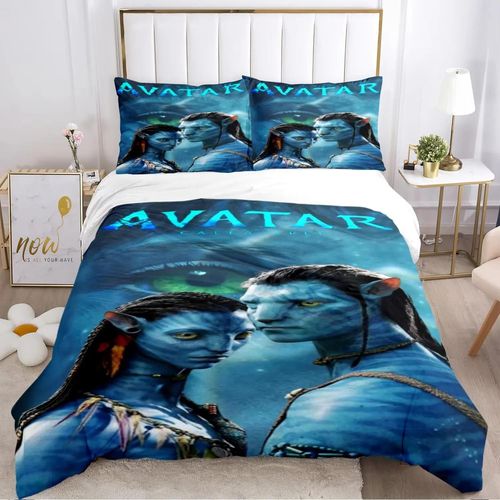 Parure De Lit Avatars Pandora's Planet, Impression 3d, Housse De Couette Et Taie D'oreiller, Pour Lit Simple, Double, Queen Et King Size, Pour Enfants