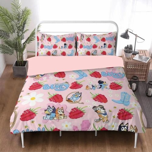 Ensemble De Literie 3 Pieces Avec Motif Licorne Et Housse De Couette, Idéal Pour Un Anniversaire Ou Un Mariage